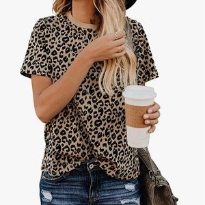 NWT Leopard print shirt